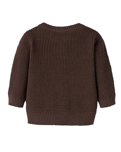 Name it - NBNBubba Strik Cardigan - French Roast
